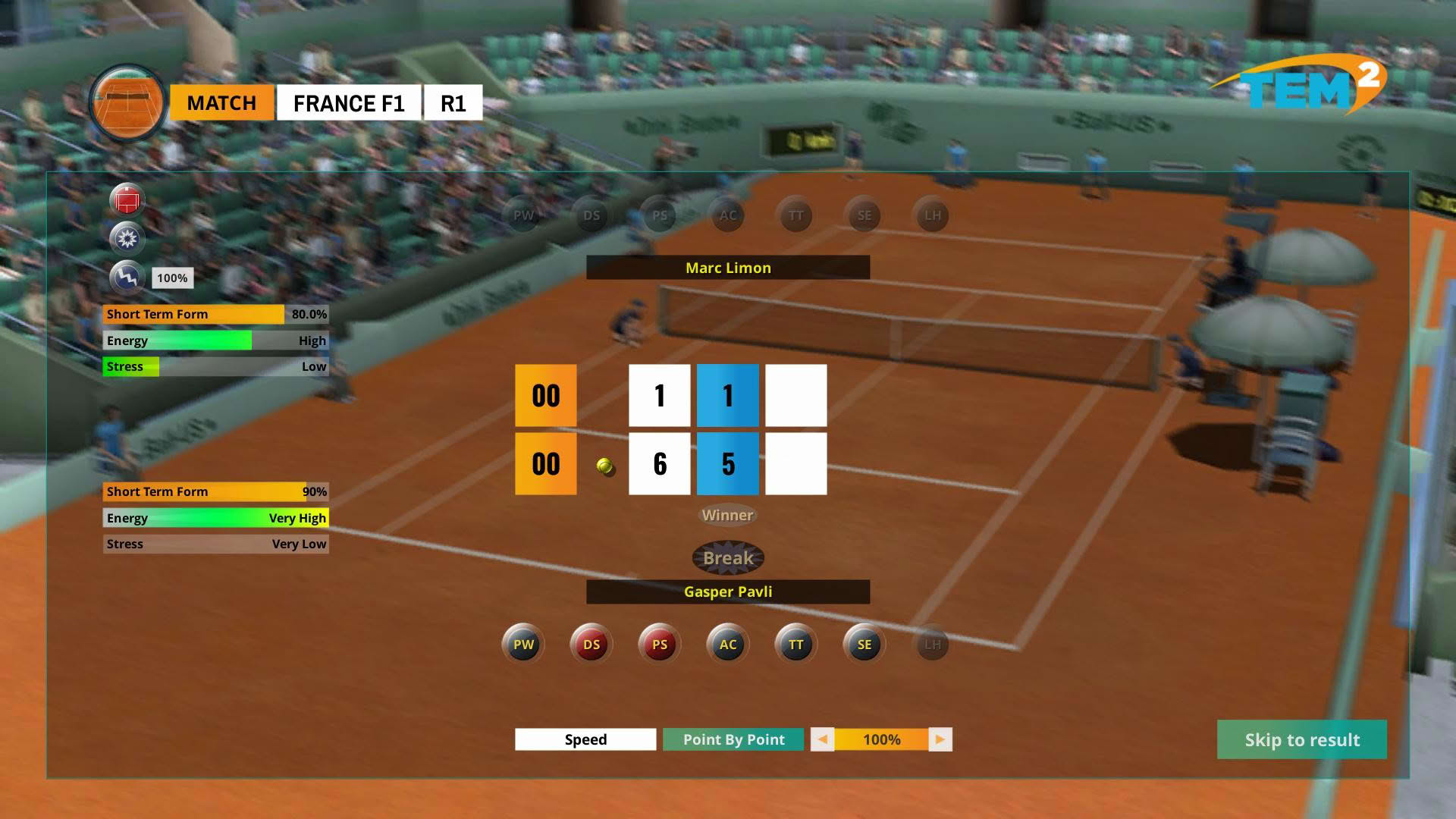 Screenshot for Tennis Elbow Manager 2