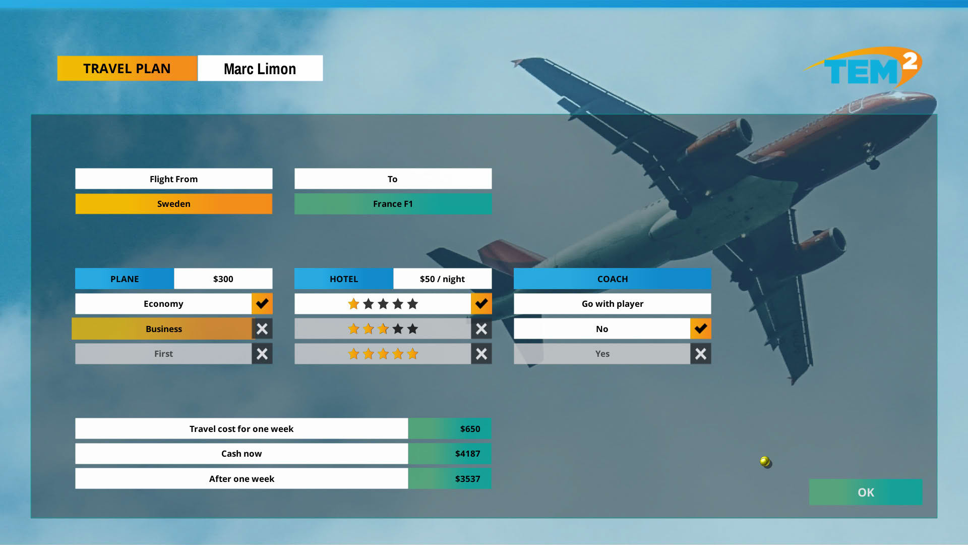 Screenshot for Tennis Elbow Manager 2