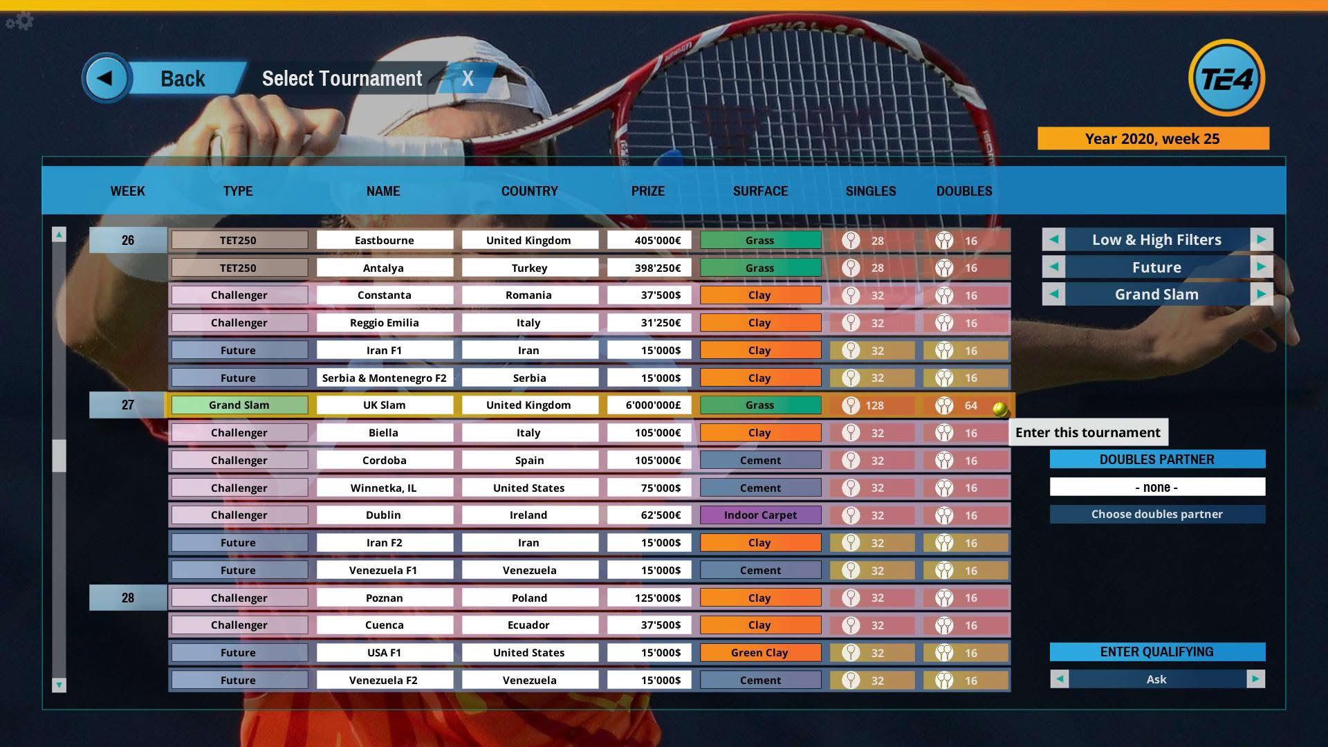 Screenshot for Tennis Elbow 4