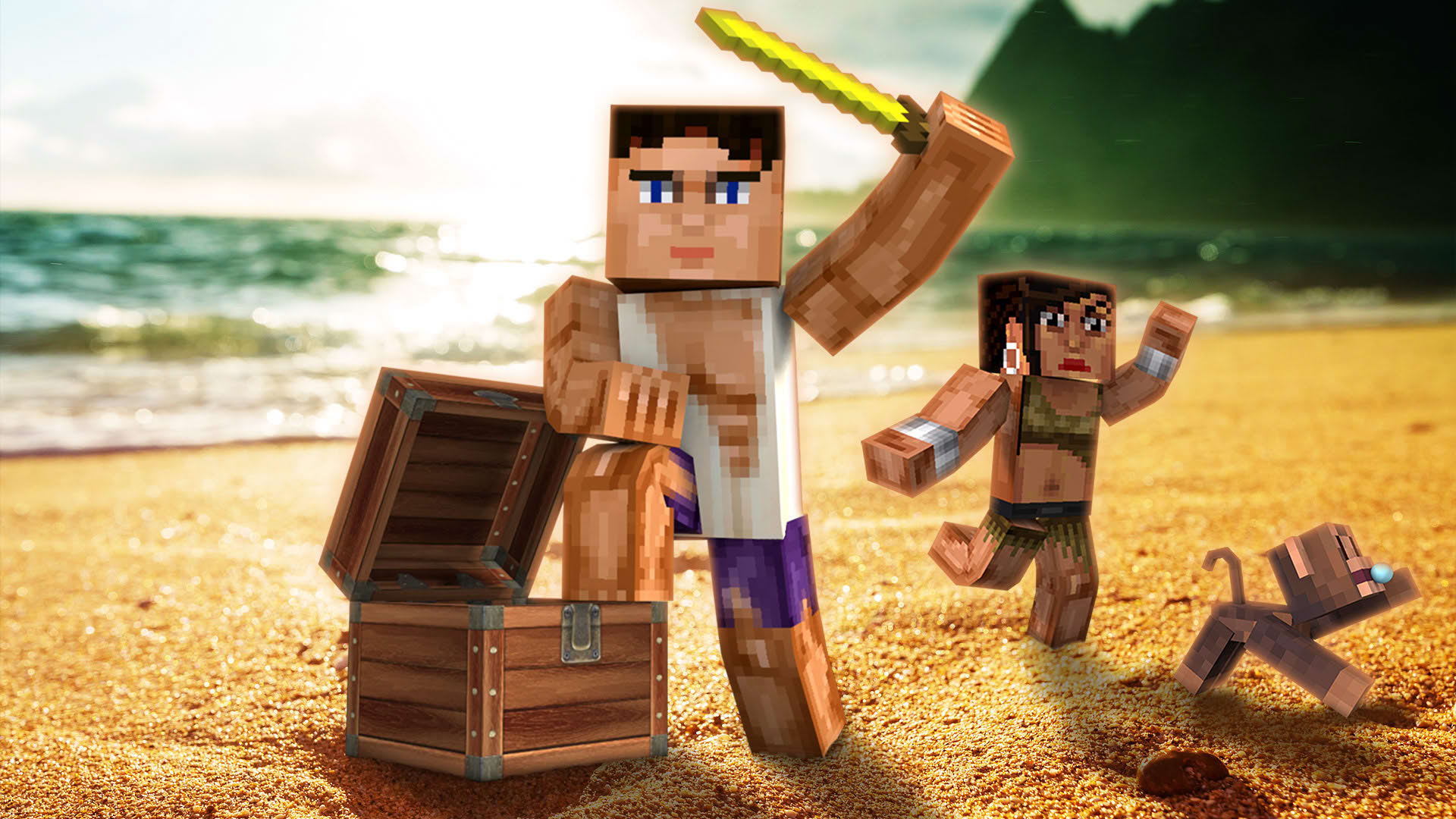 Screenshot for Cube Life: Island Survival