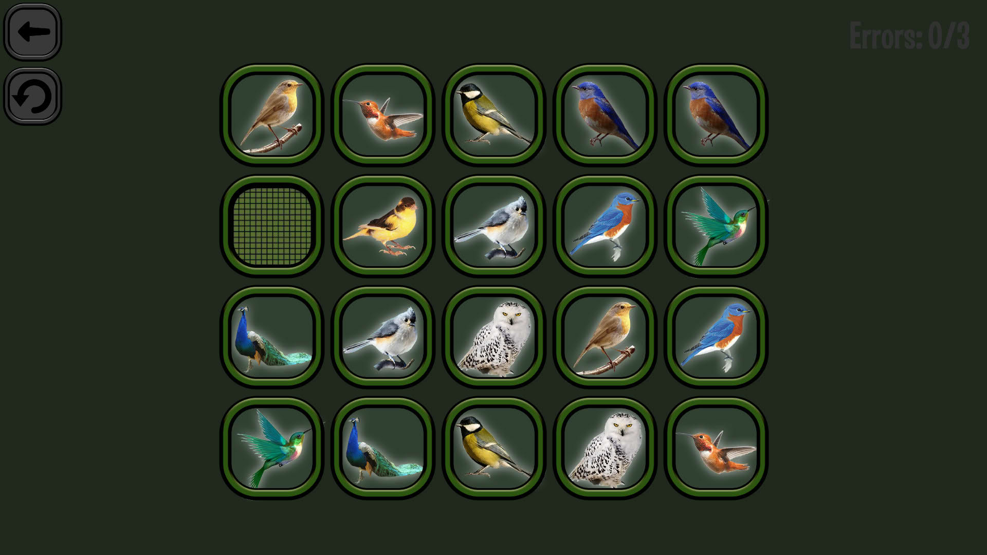 Screenshot for Animals Memory: Birds