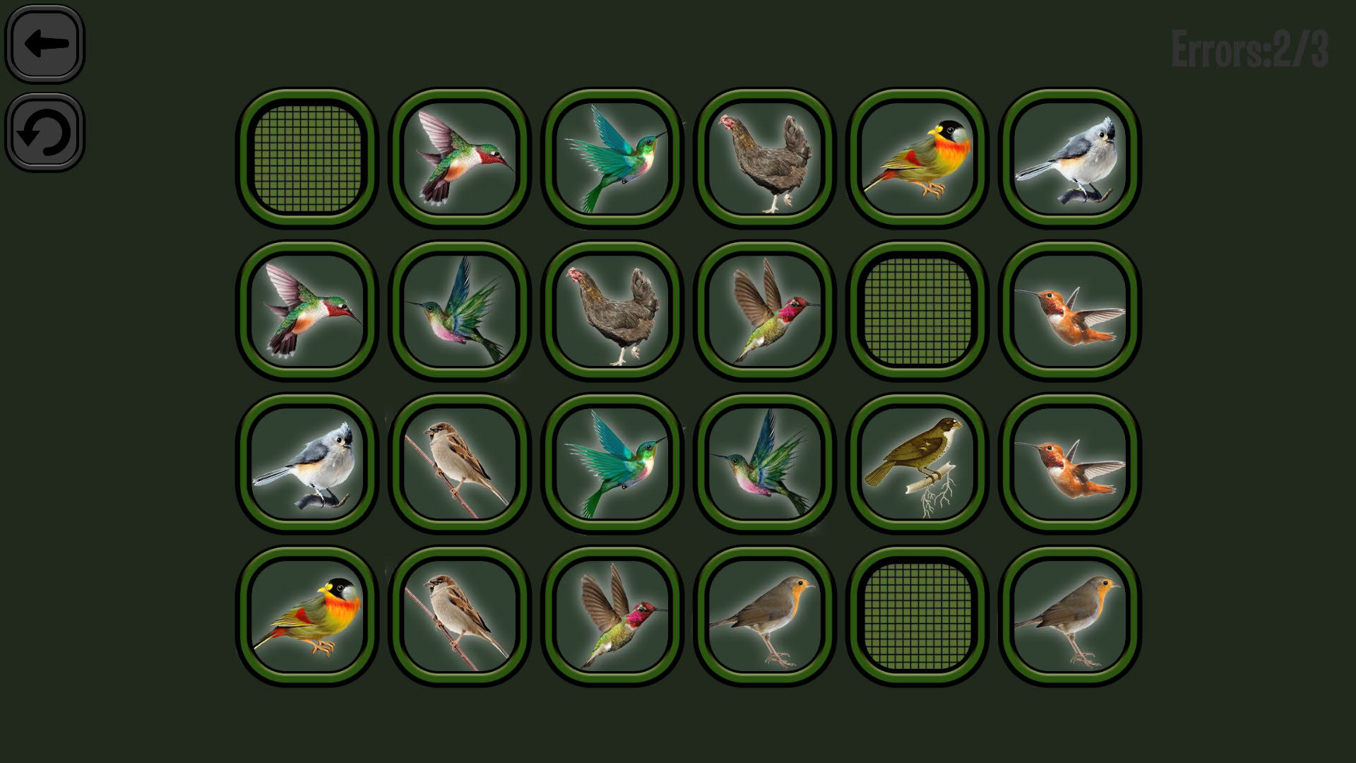 Screenshot for Animals Memory: Birds