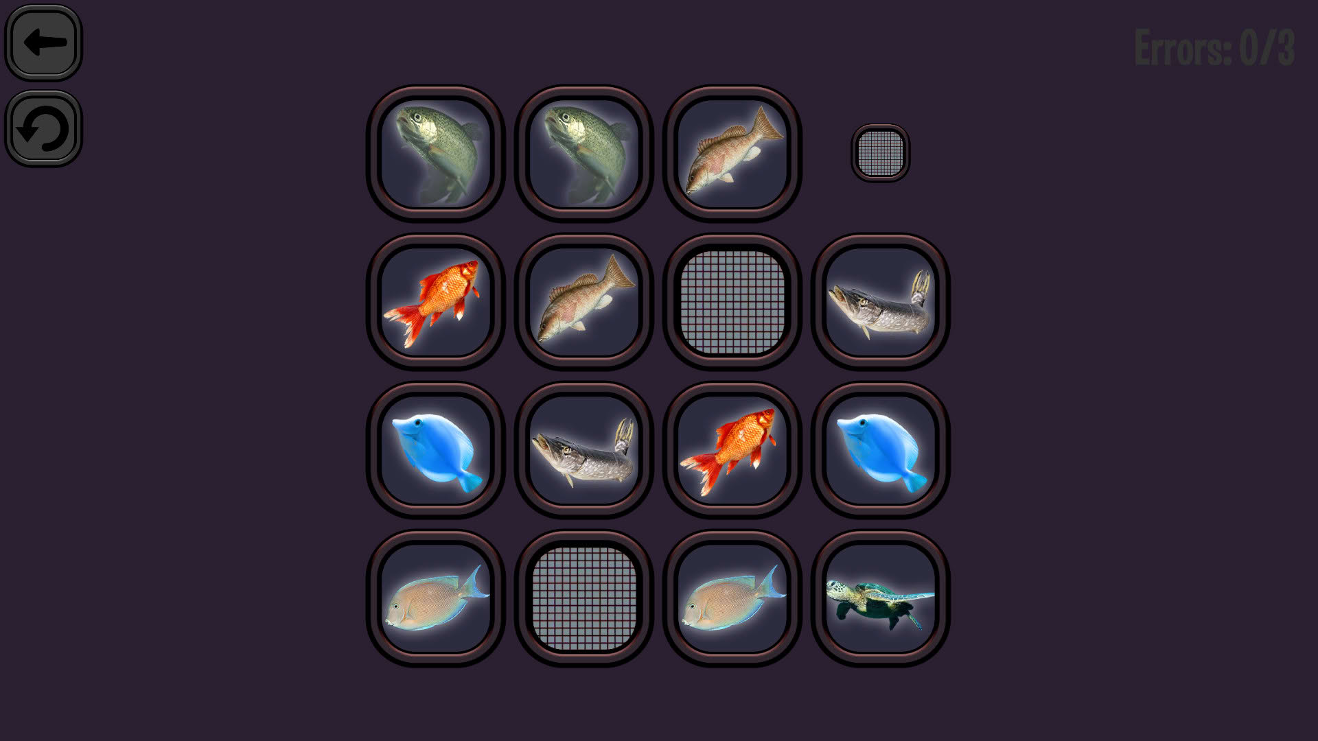 Screenshot for Animals Memory: Underwater Kingdom