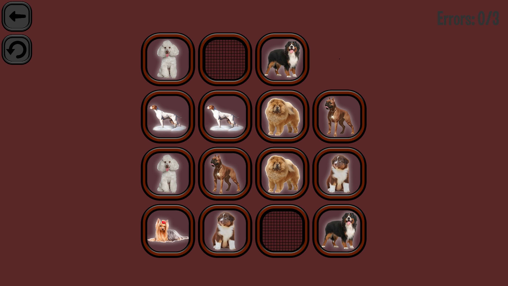 Screenshot for Animals Memory: Dogs