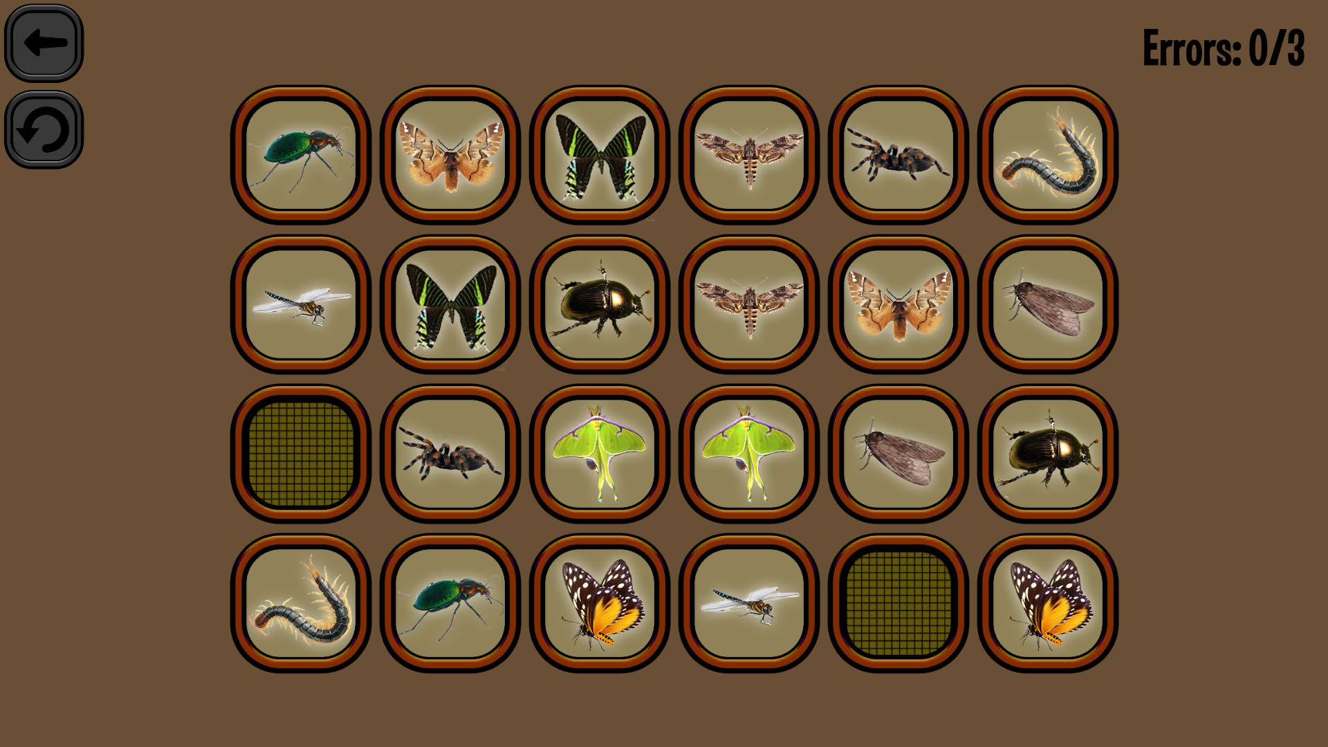 Screenshot for Animals Memory: Insect