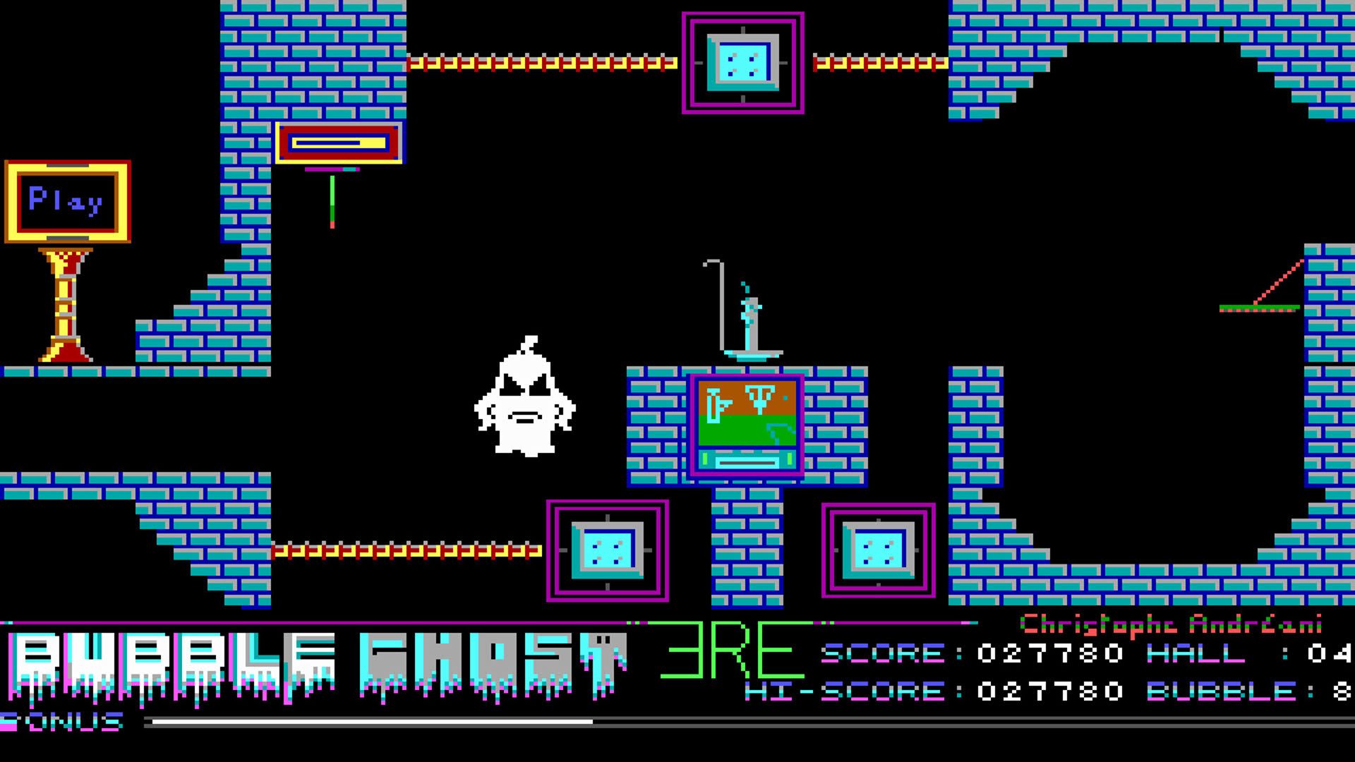 Screenshot for Bubble Ghost