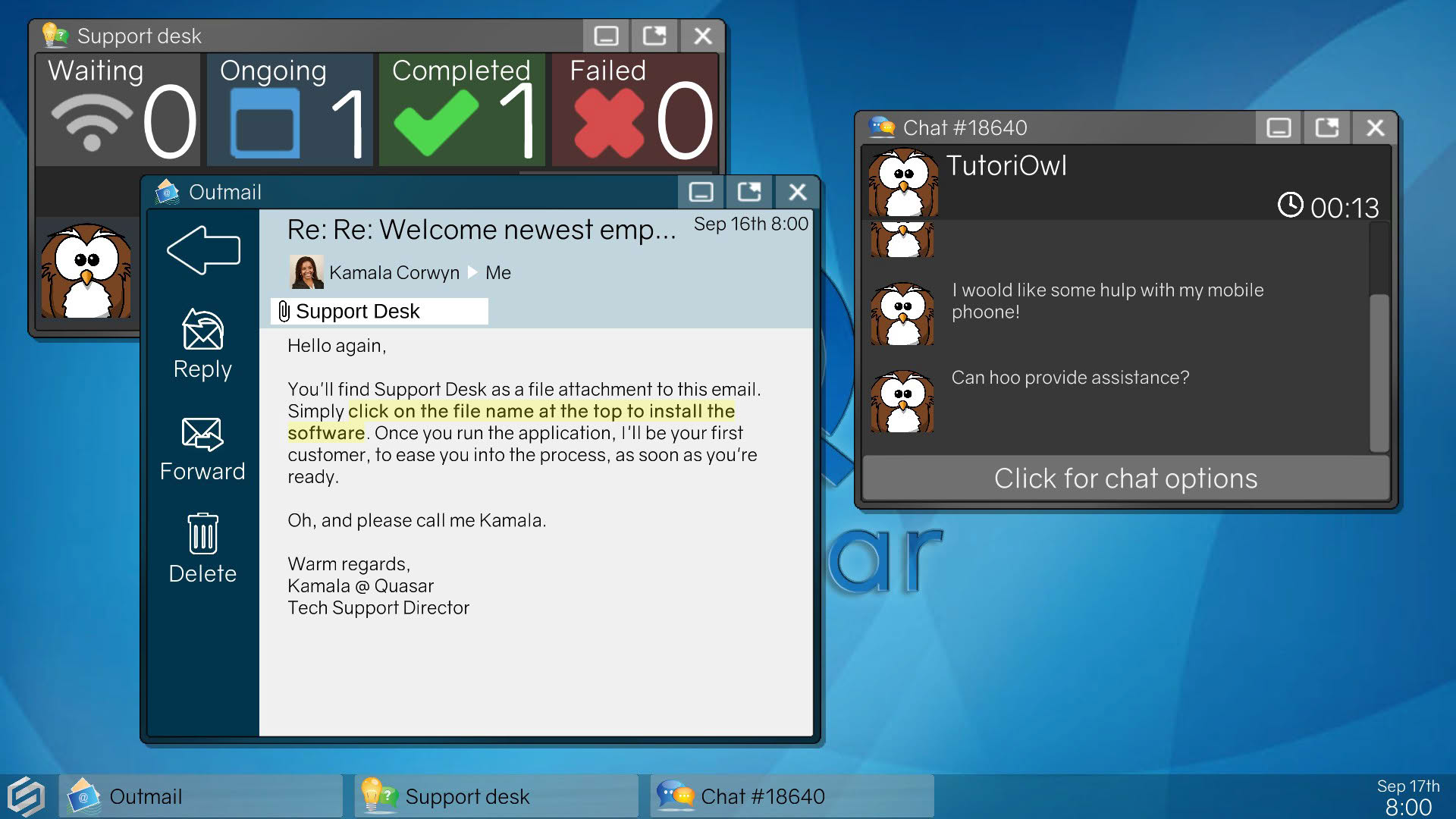 Screenshot for Tech Support: Error Unknown