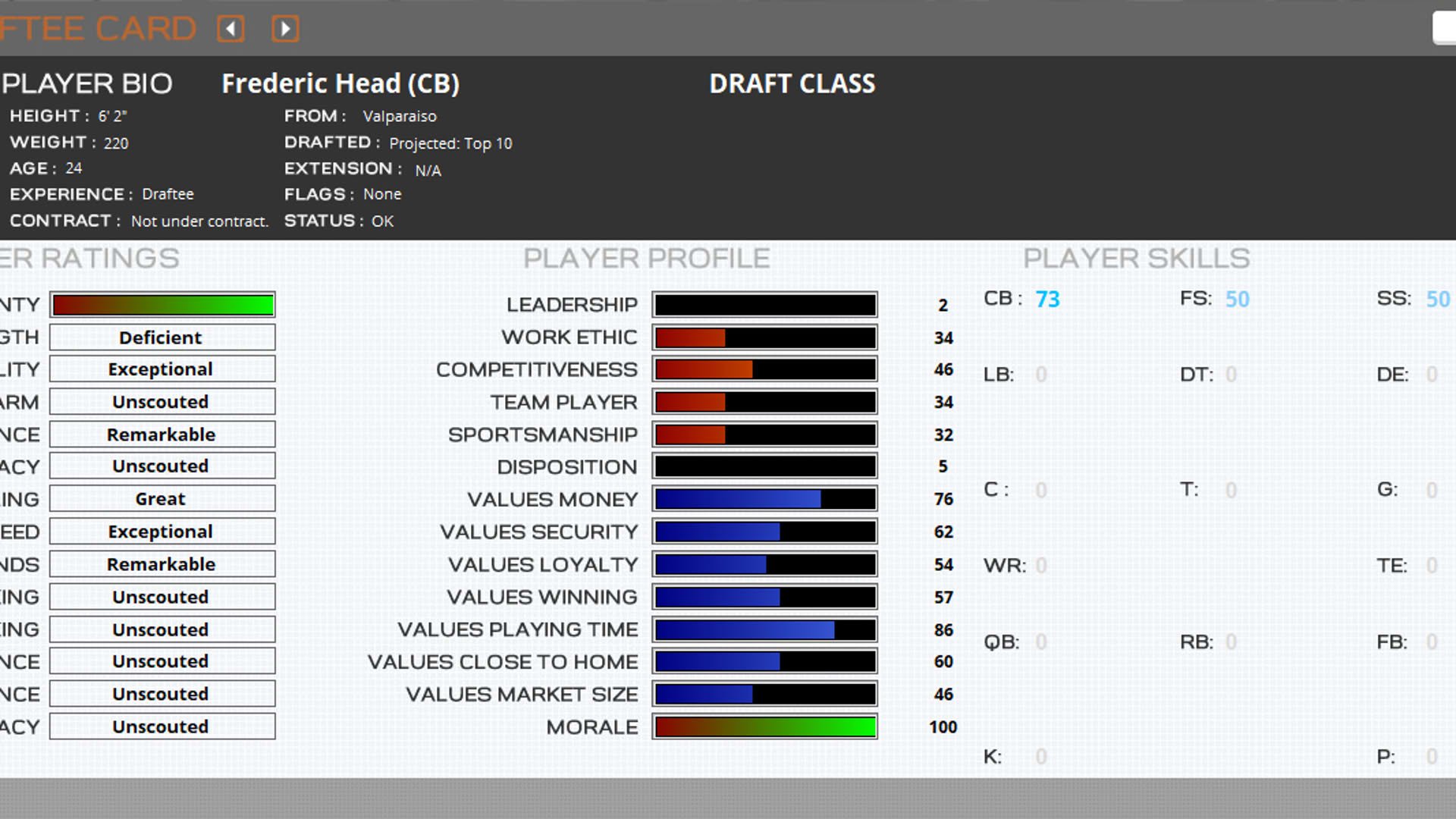 Screenshot for Draft Day Sports: Pro Football 2018