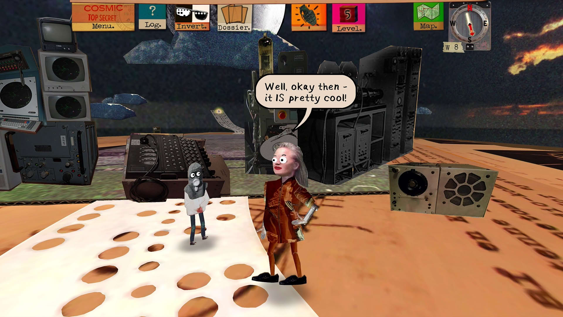 Screenshot for Cosmic Top Secret
