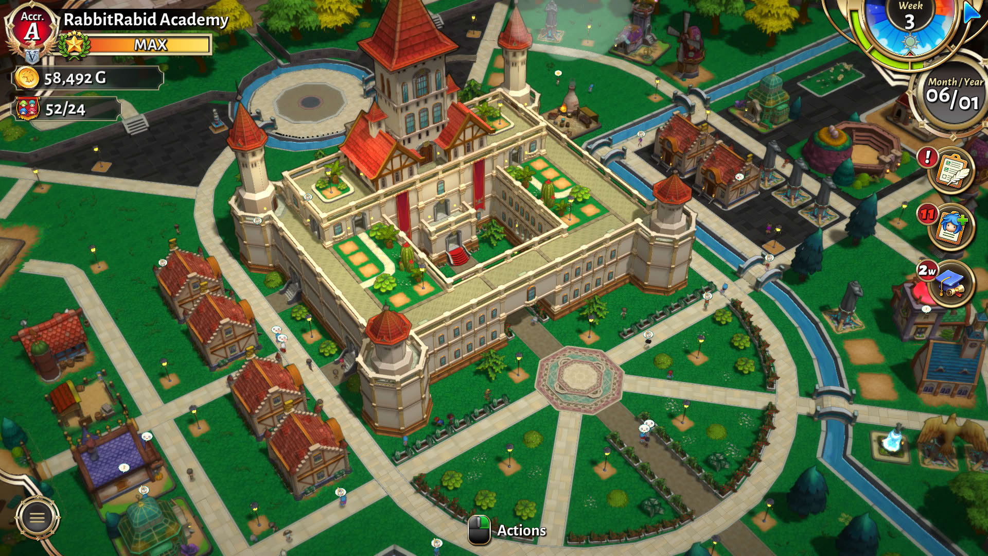 Screenshot for Valthirian Arc: Hero School Story