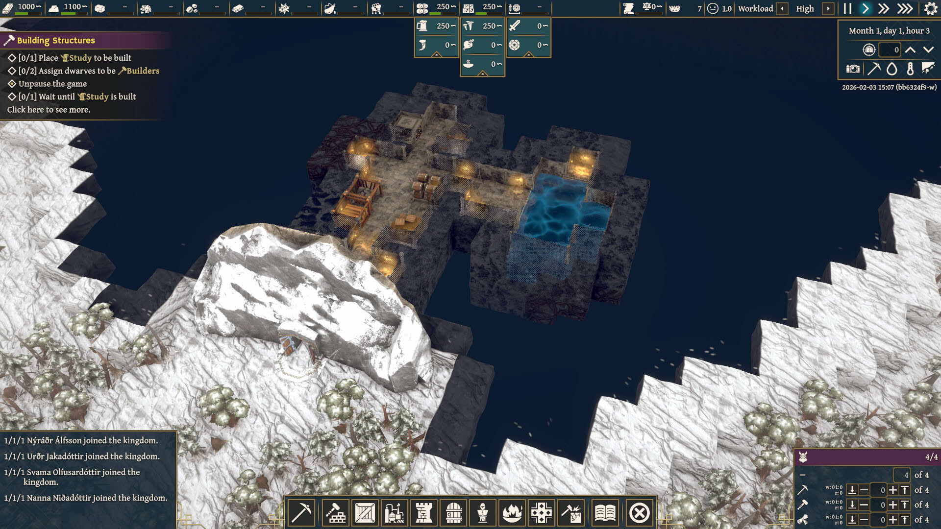 Screenshot for King of the Dwarves: Underground City Builder