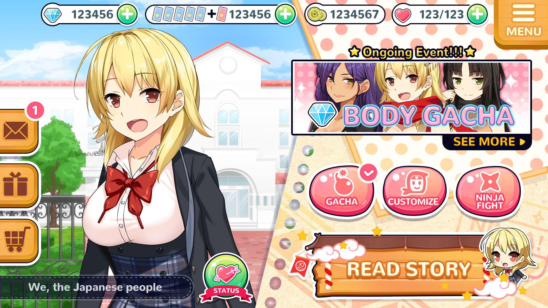 Screenshot for Moe! Ninja Girls