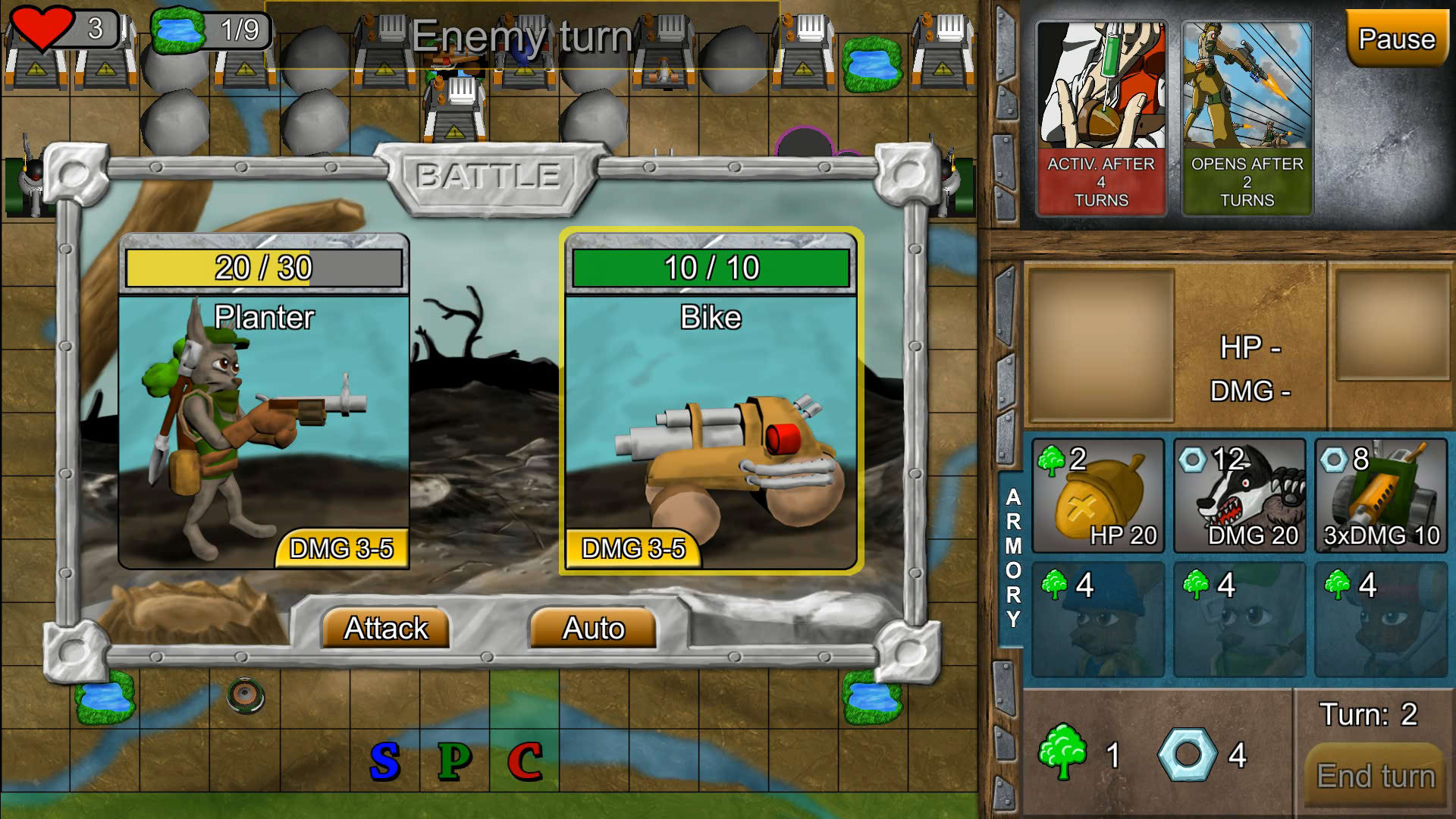 Screenshot for Army of Squirrels