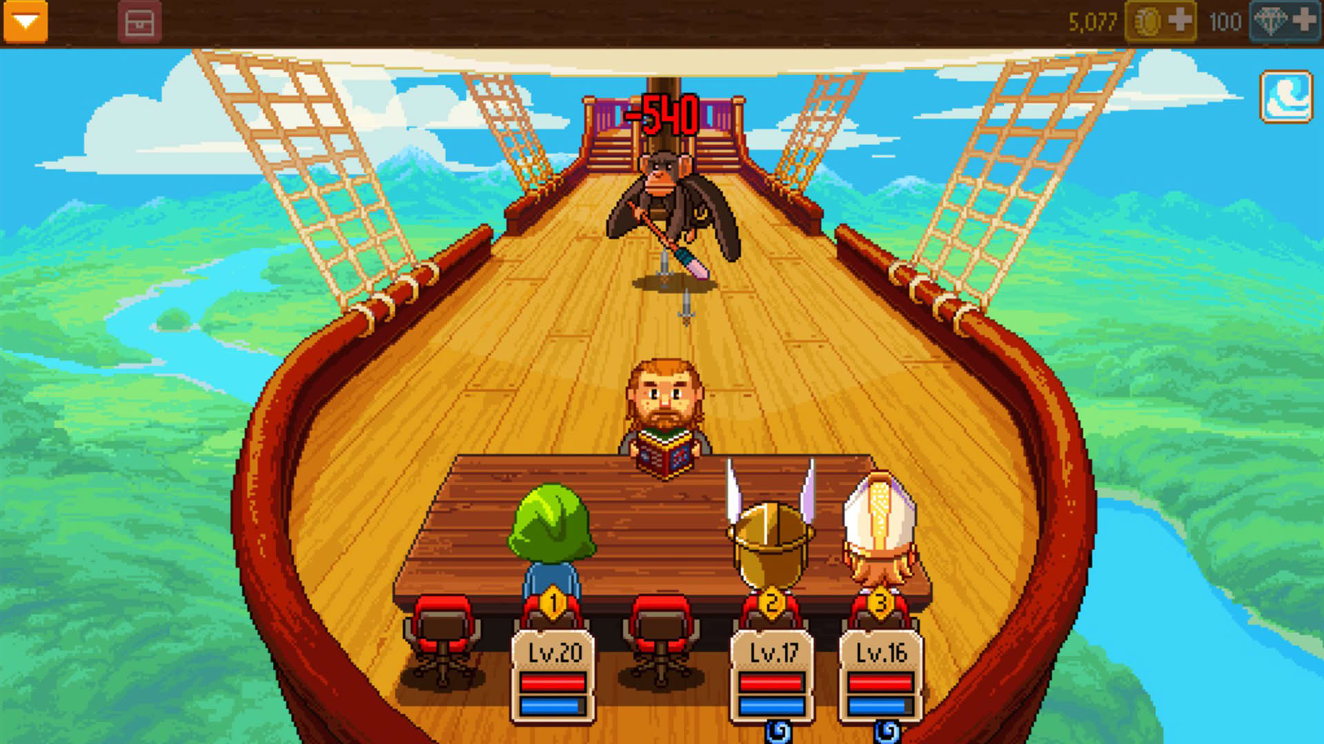 Screenshot for Knights of Pen and Paper II