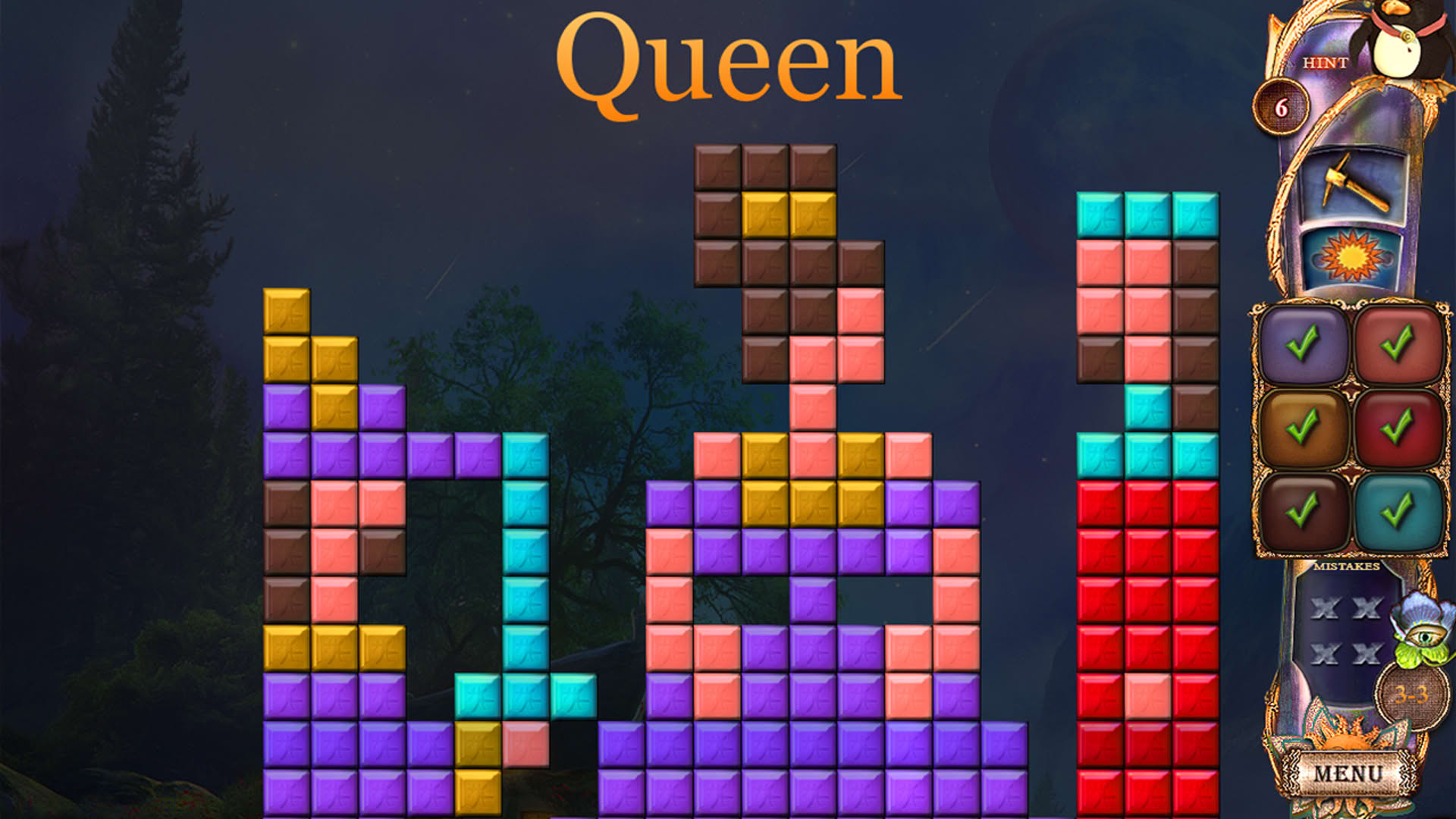 Screenshot for Fantasy Mosaics 20: Castle of Puzzles