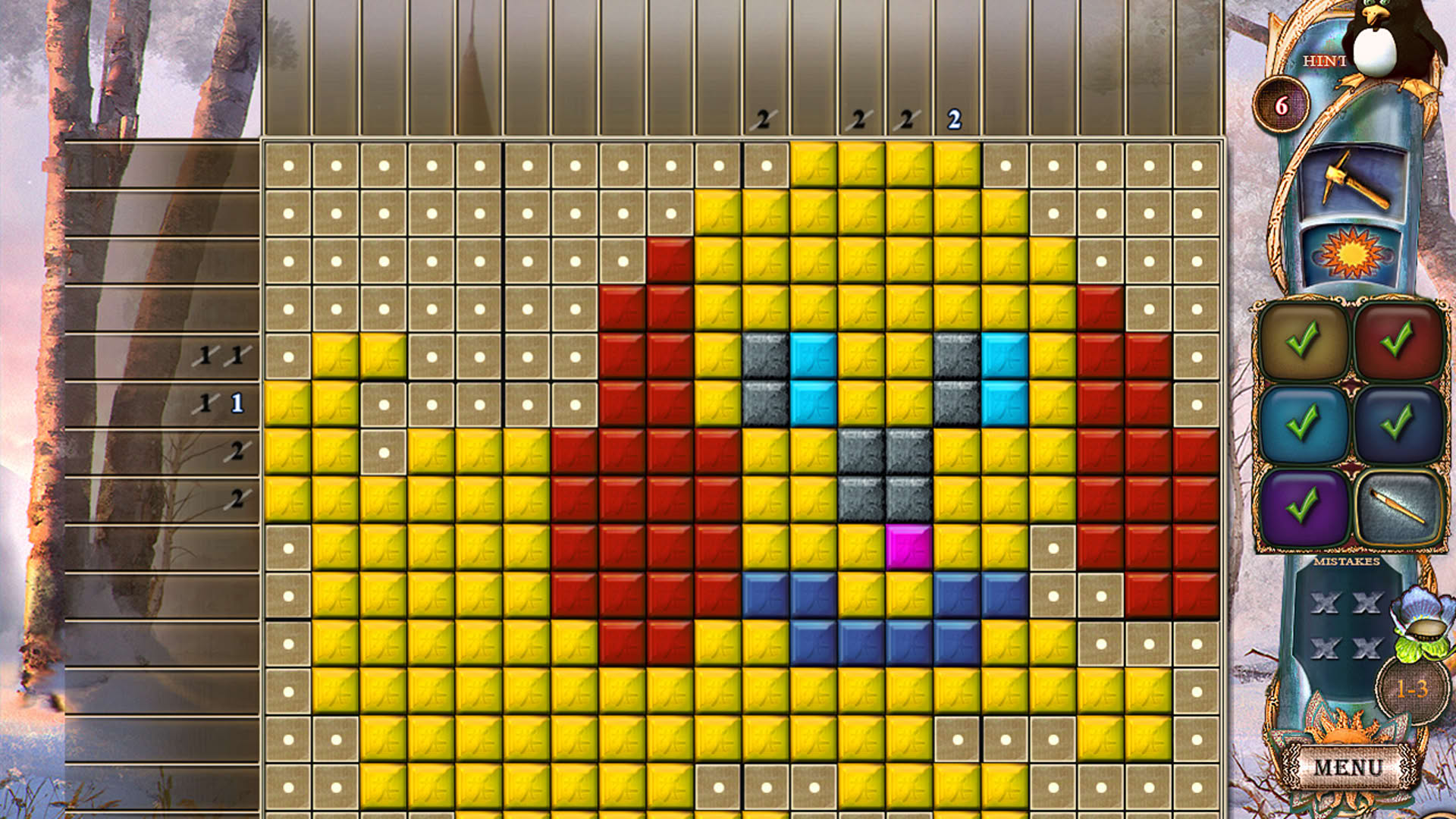Screenshot for Fantasy Mosaics 22: Summer Vacation