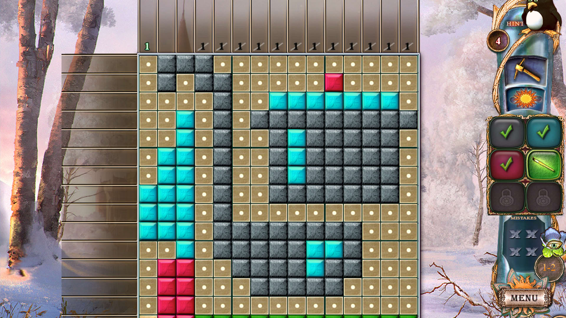 Screenshot for Fantasy Mosaics 22: Summer Vacation