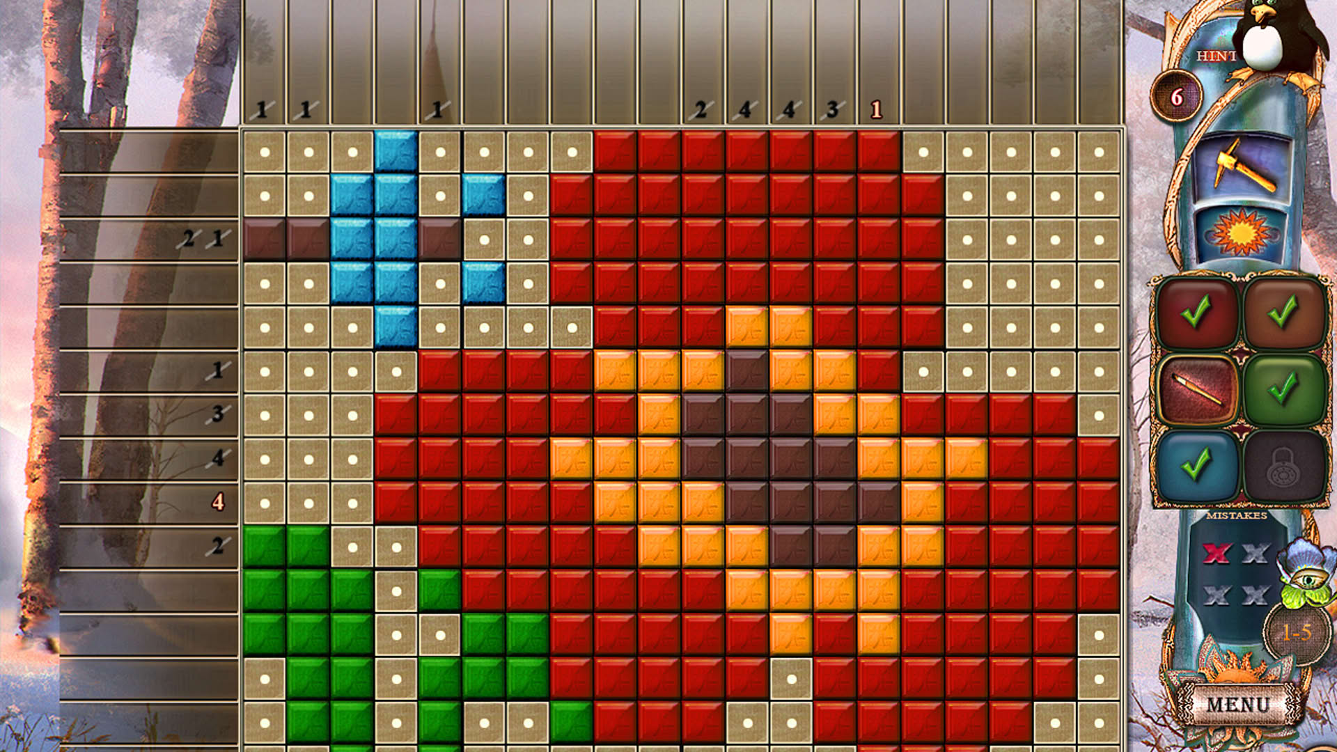 Screenshot for Fantasy Mosaics 22: Summer Vacation
