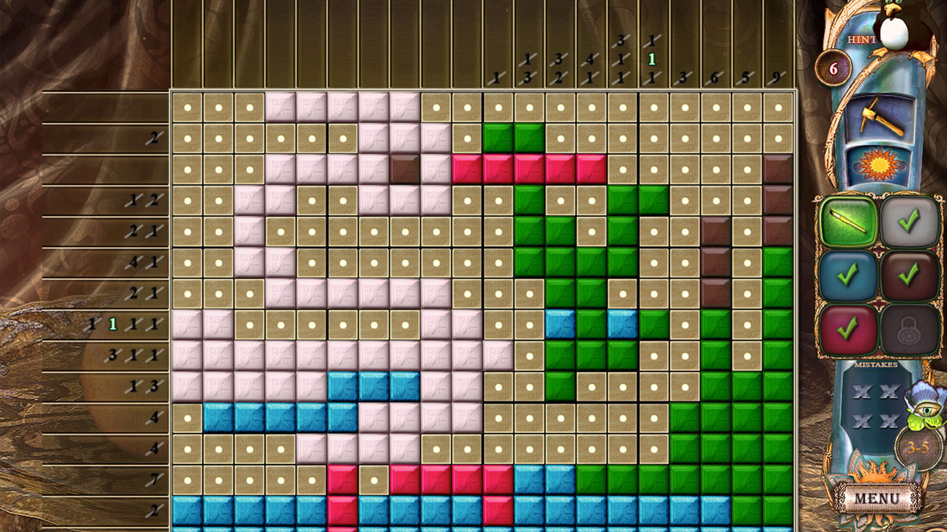 Screenshot for Fantasy Mosaics 22: Summer Vacation