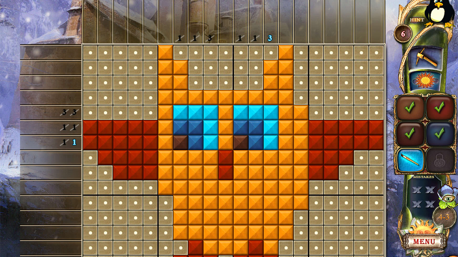 Screenshot for Fantasy Mosaics 23: Magic Forest