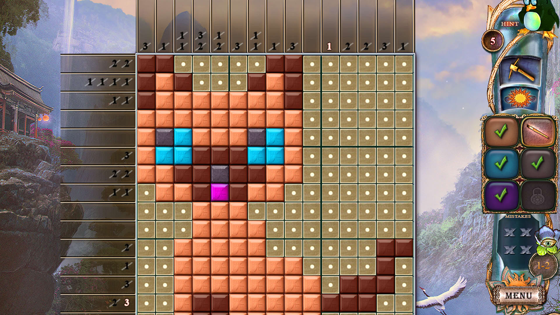 Screenshot for Fantasy Mosaics 25: Wedding Ceremony