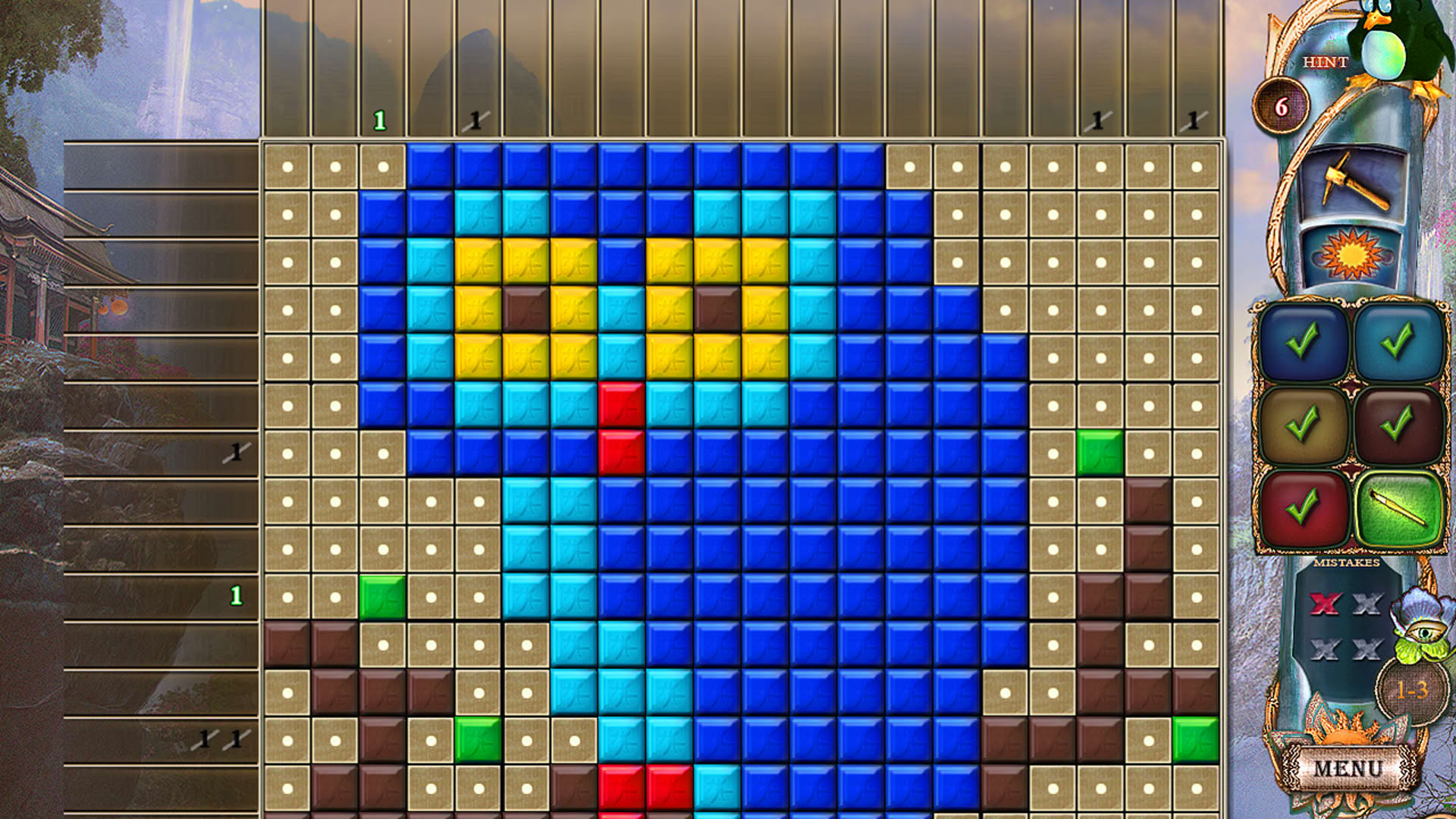 Screenshot for Fantasy Mosaics 25: Wedding Ceremony