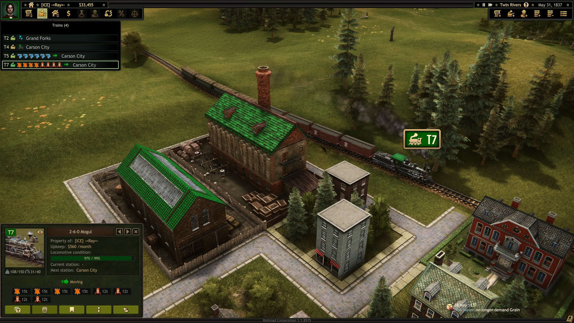 Screenshot for Railroad Corporation
