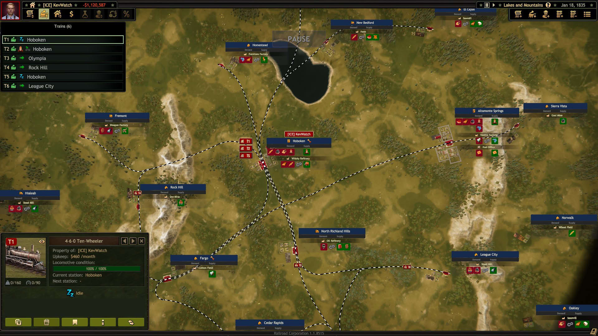 Screenshot for Railroad Corporation