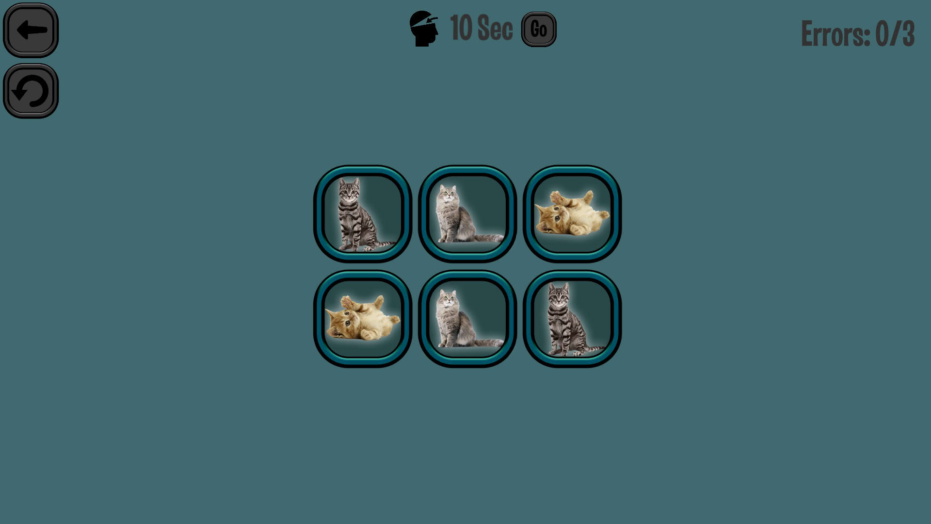 Screenshot for Animals Memory: Cats