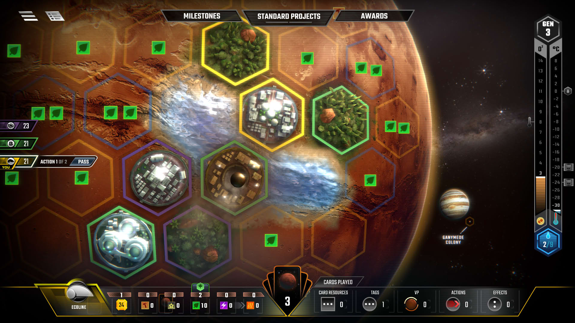 Screenshot for Terraforming Mars