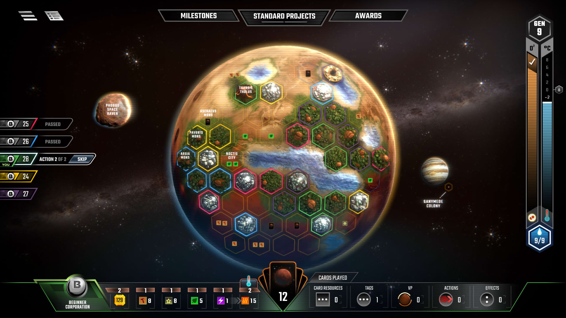 Screenshot for Terraforming Mars