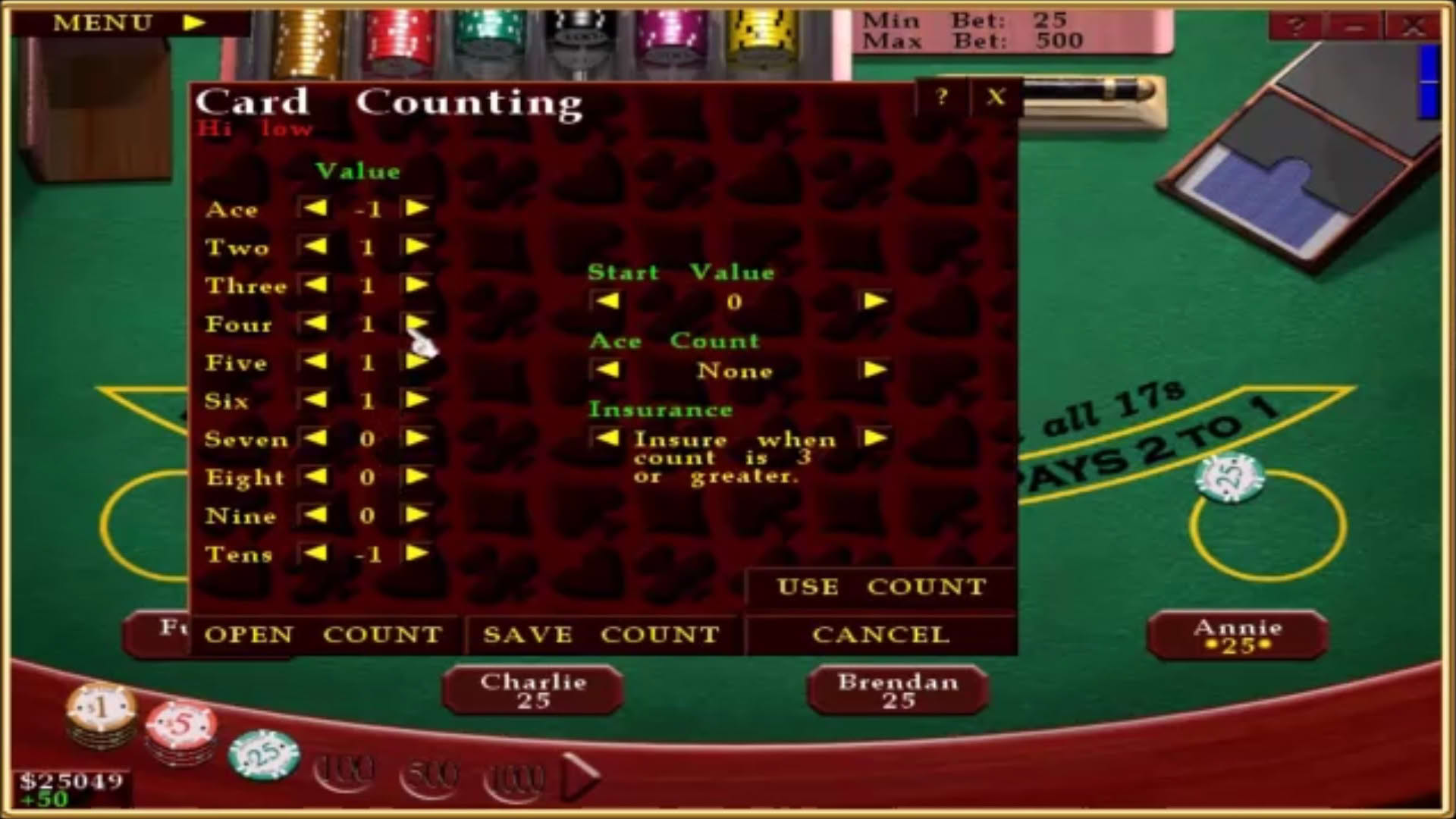 Screenshot for Casino Blackjack