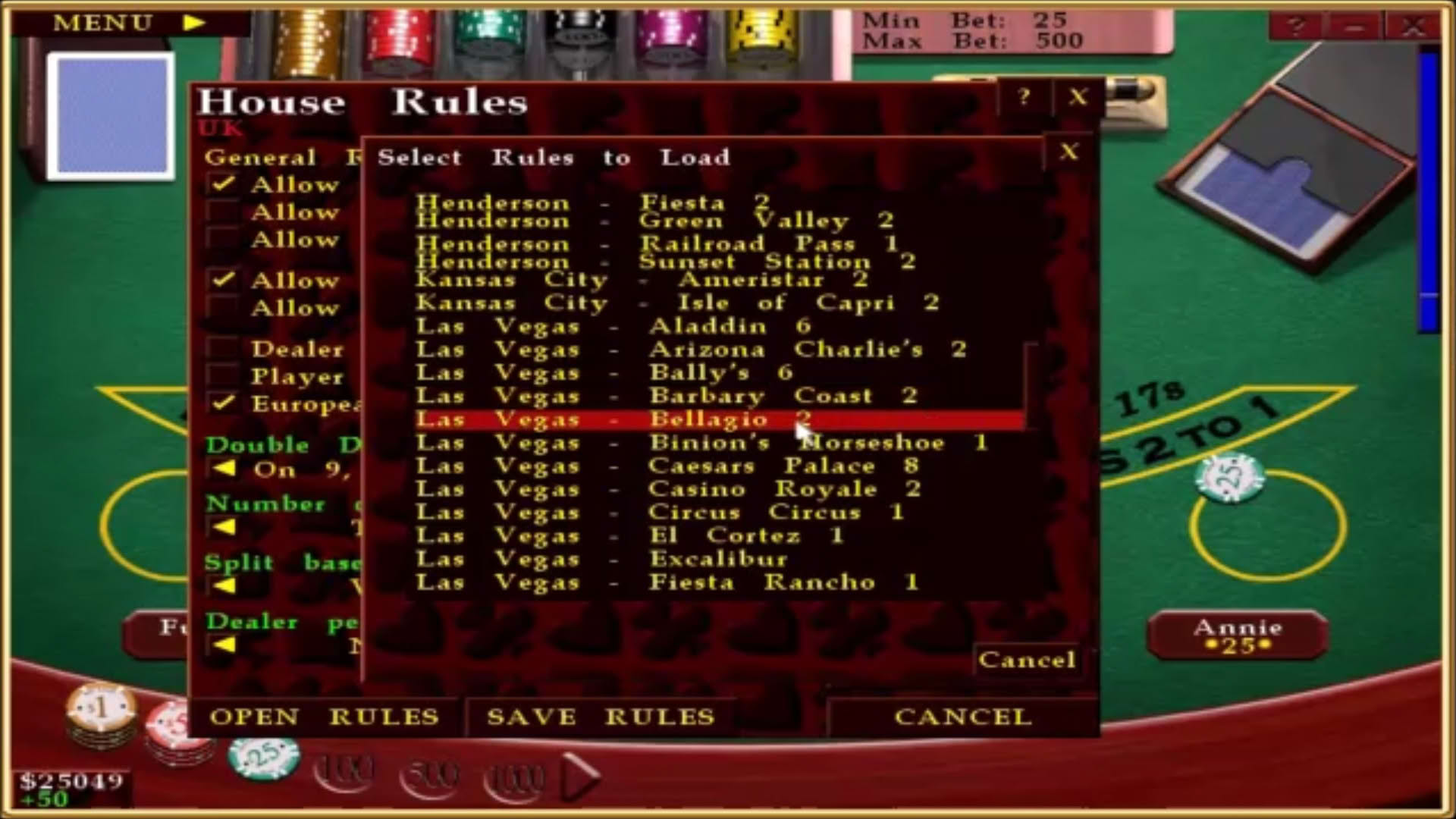 Screenshot for Casino Blackjack