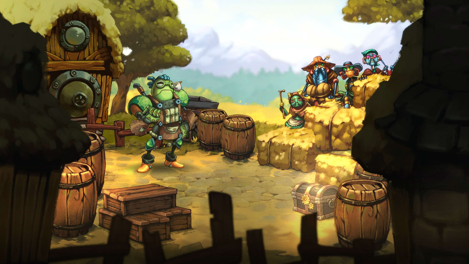 Screenshot for SteamWorld Quest: Hand of Gilgamech