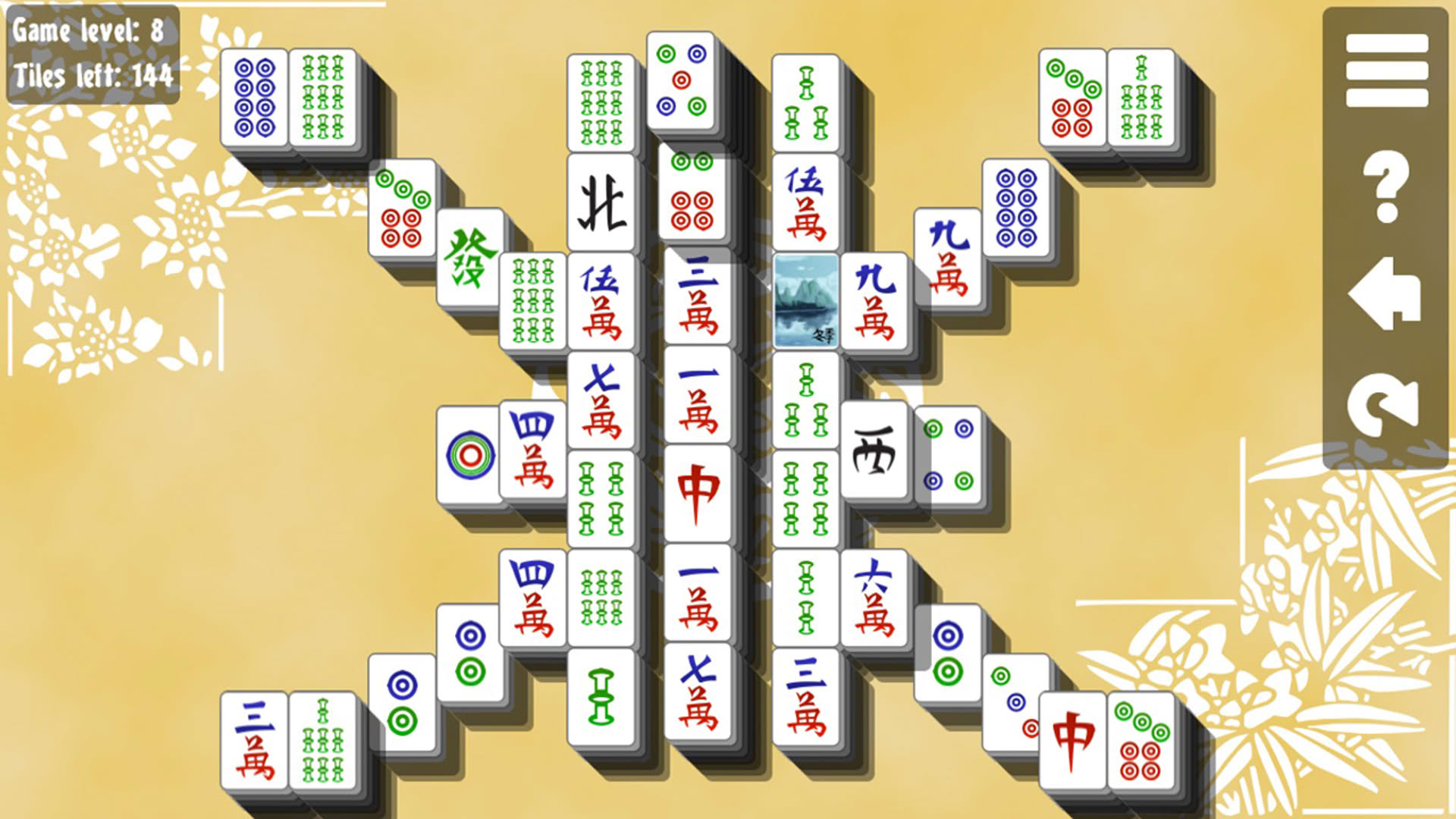 Screenshot for Mahjong Solitaire