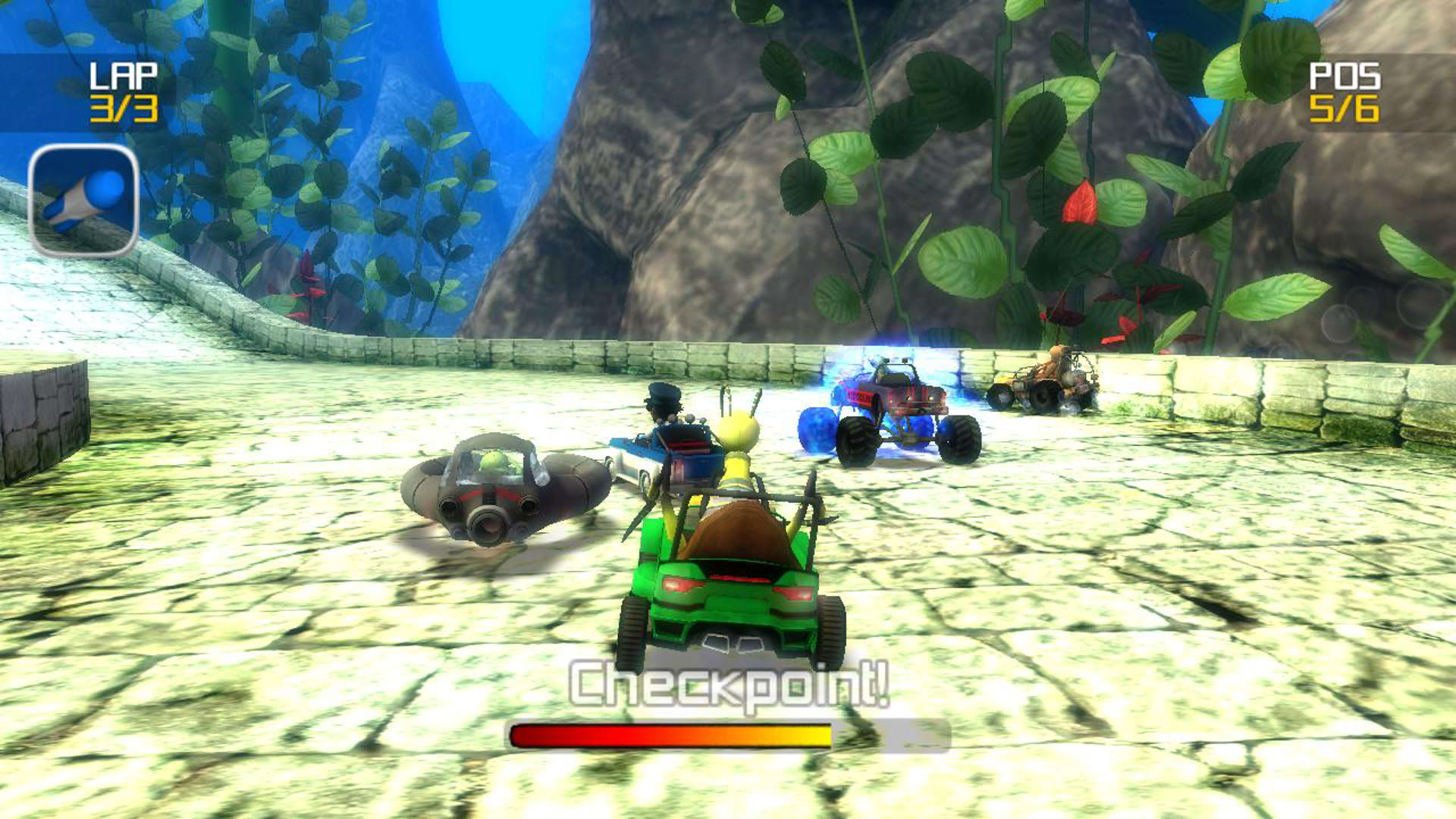 Screenshot for Super Sonic Racer
