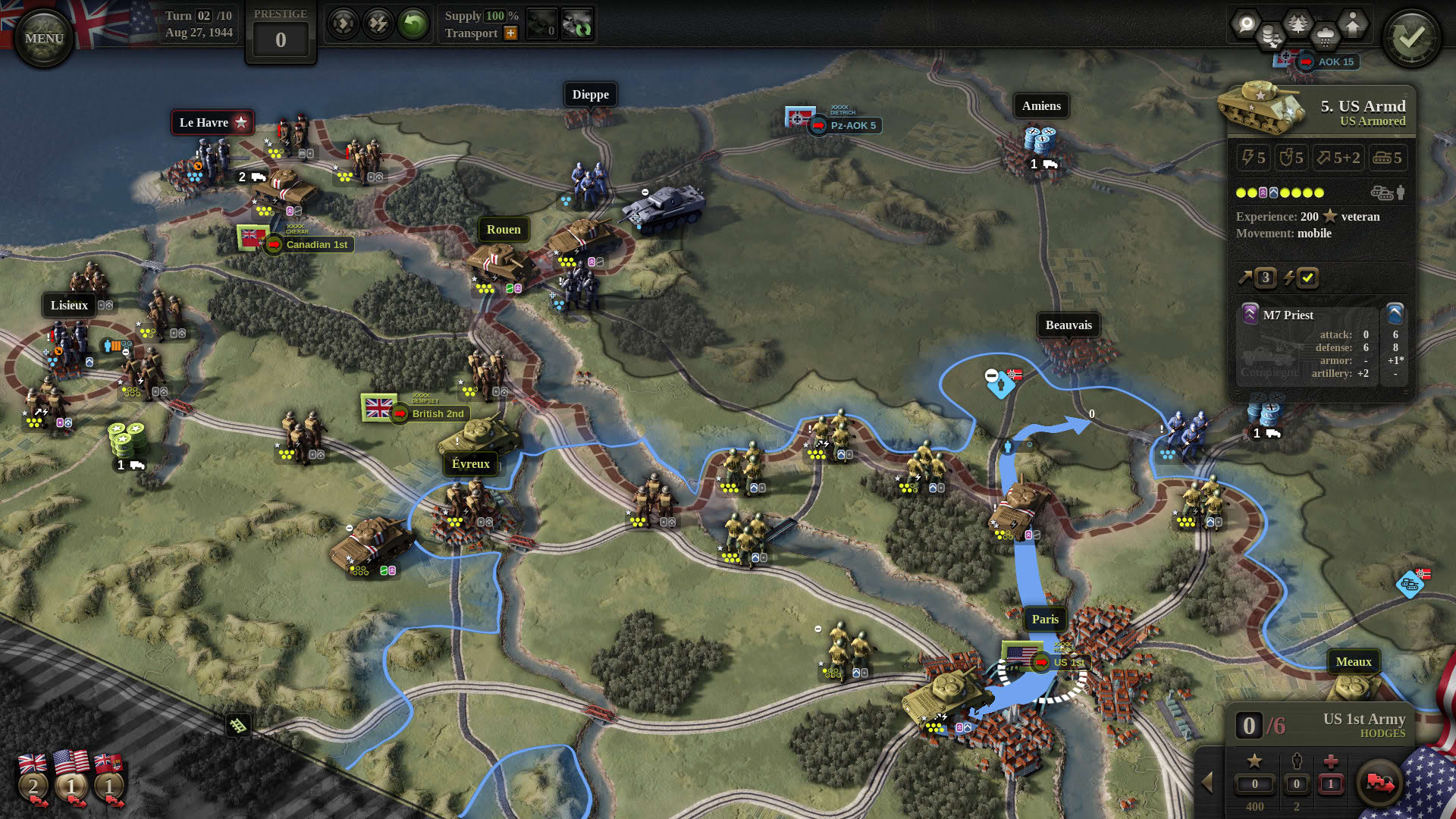 Screenshot for Unity of Command II
