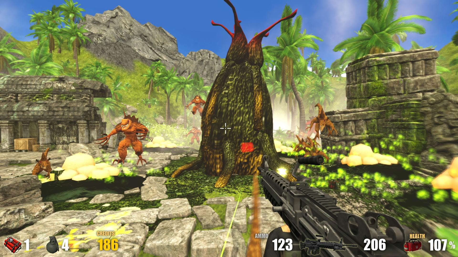 Screenshot for Action Alien: Tropical Mayhem