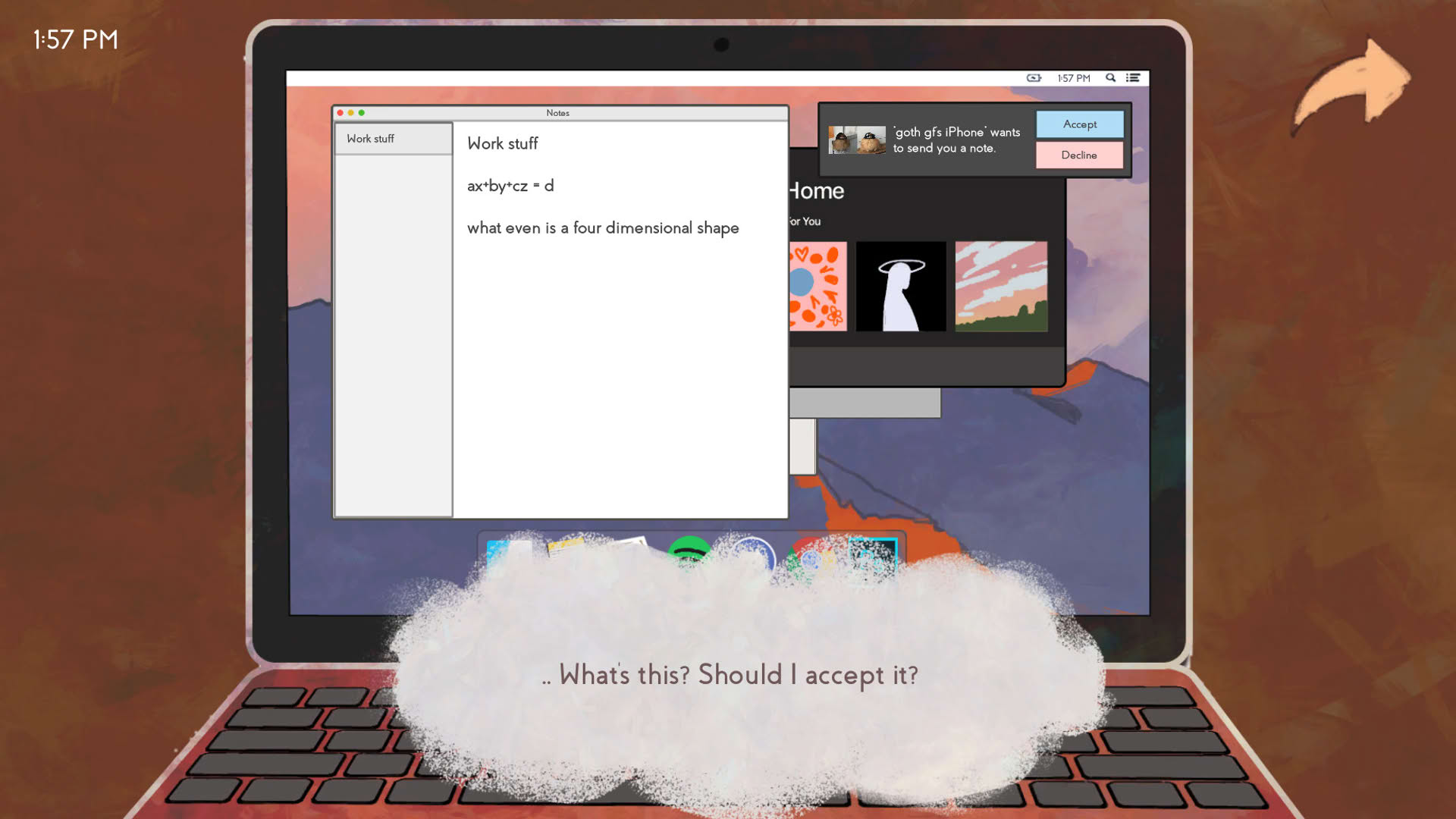 Screenshot for Missed Messages.
