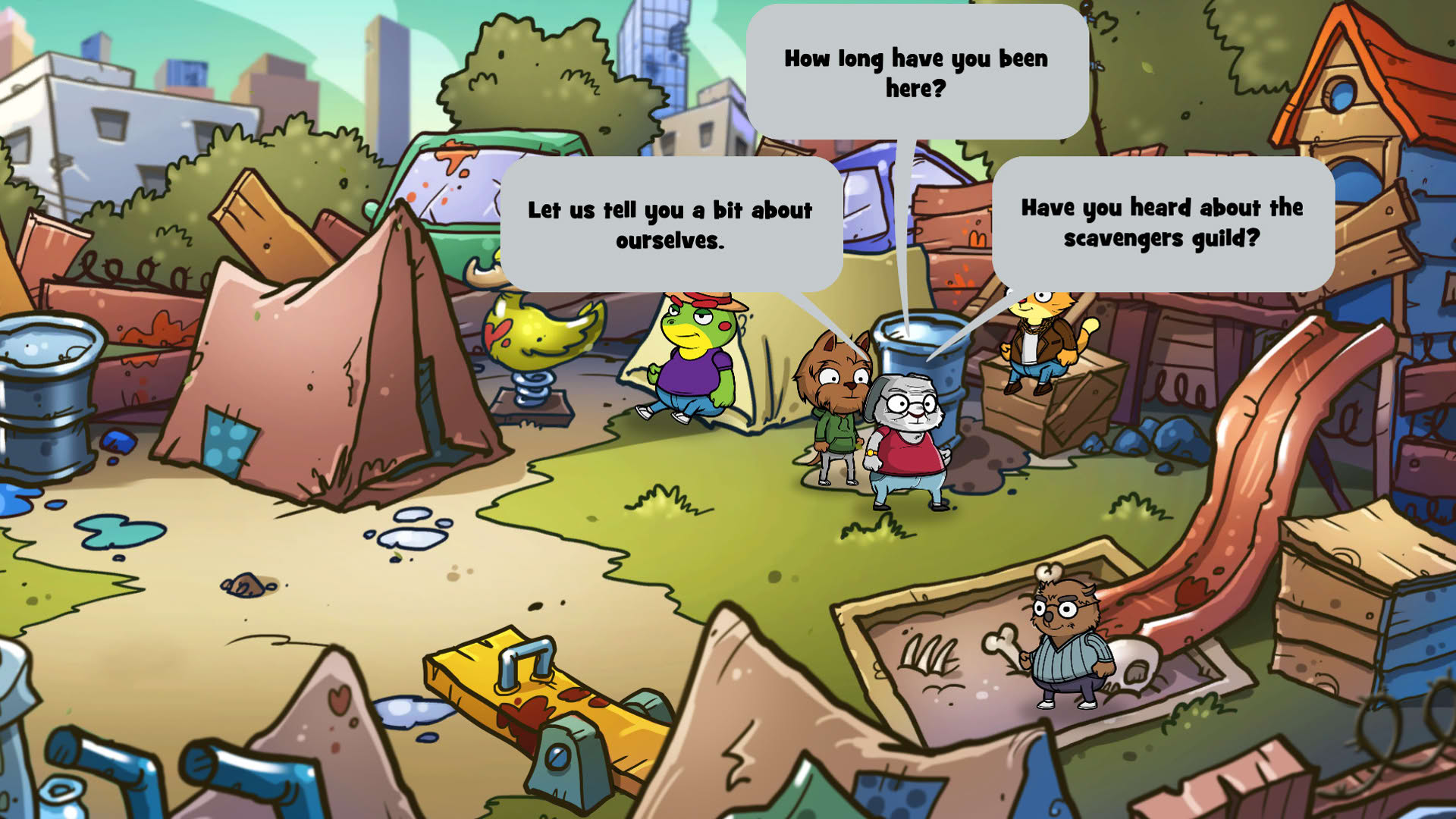Screenshot for Scheming Through The Zombie Apocalypse: The Beginning