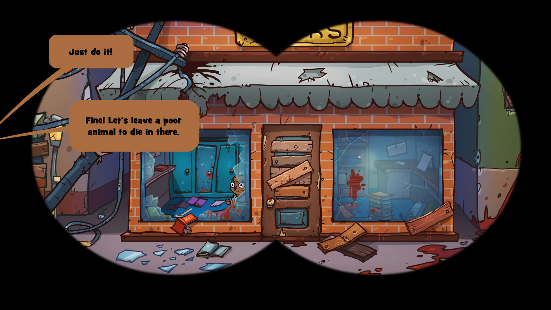 Screenshot for Scheming Through The Zombie Apocalypse: The Beginning