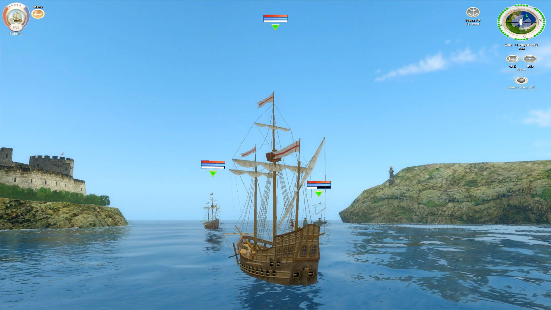 Screenshot for Sea Dogs: Caribbean Tales