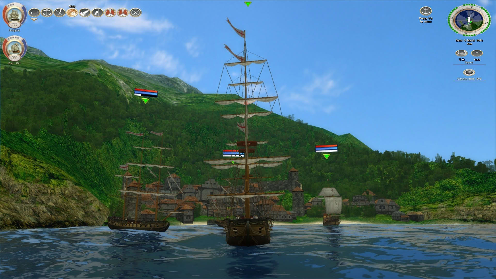 Screenshot for Sea Dogs: Caribbean Tales