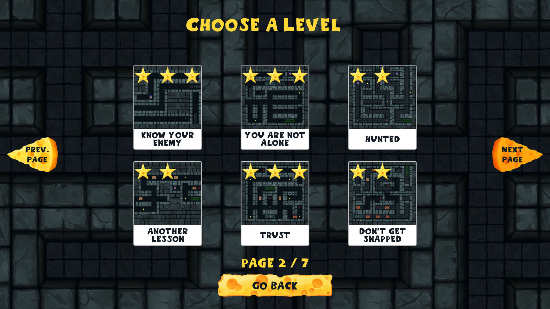 Screenshot for Cheese Maze