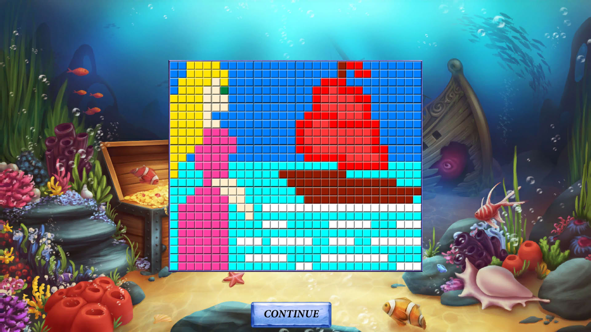 Screenshot for Picross Fairytale: Legend of the Mermaid