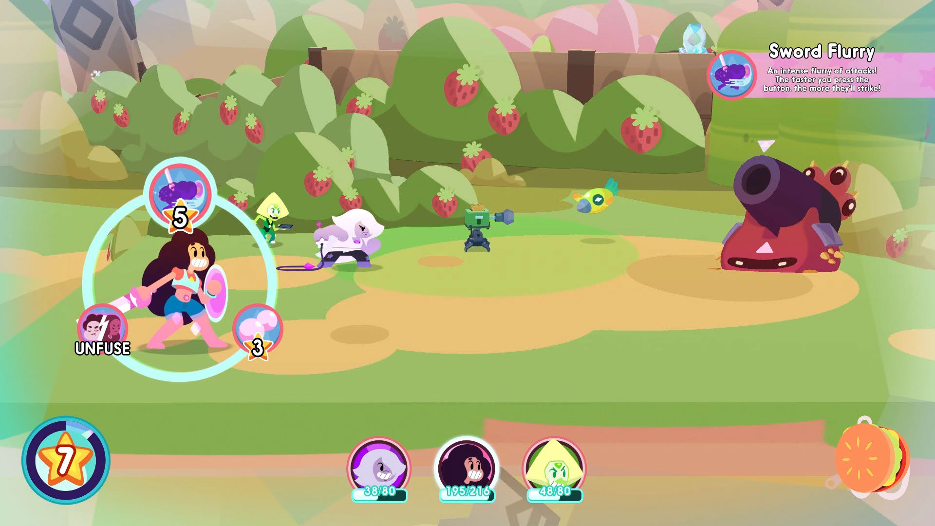 Screenshot for Steven Universe: Save the Light