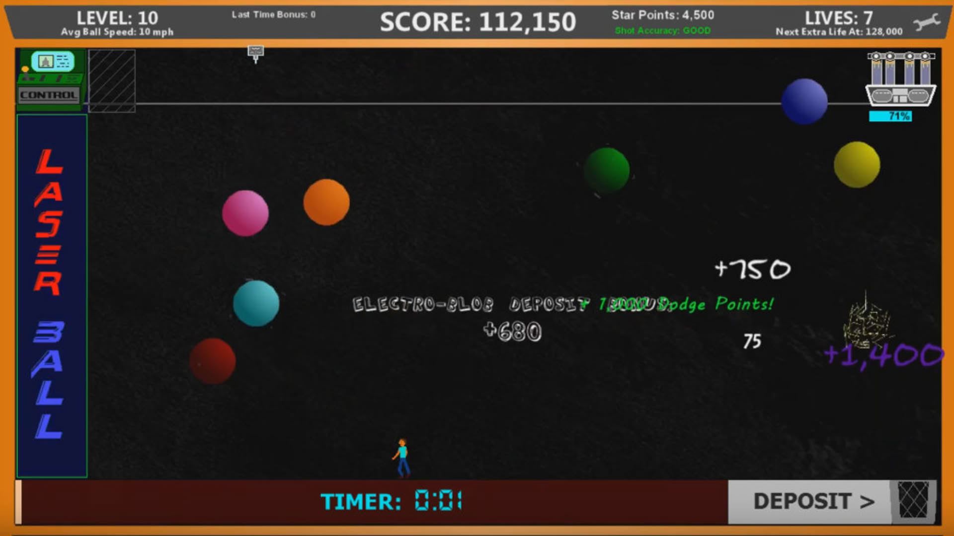 Screenshot for Laser Ball