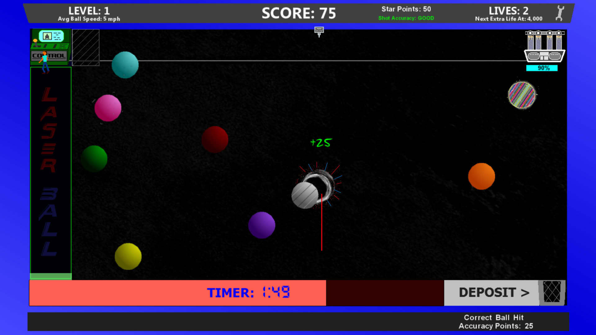 Screenshot for Laser Ball