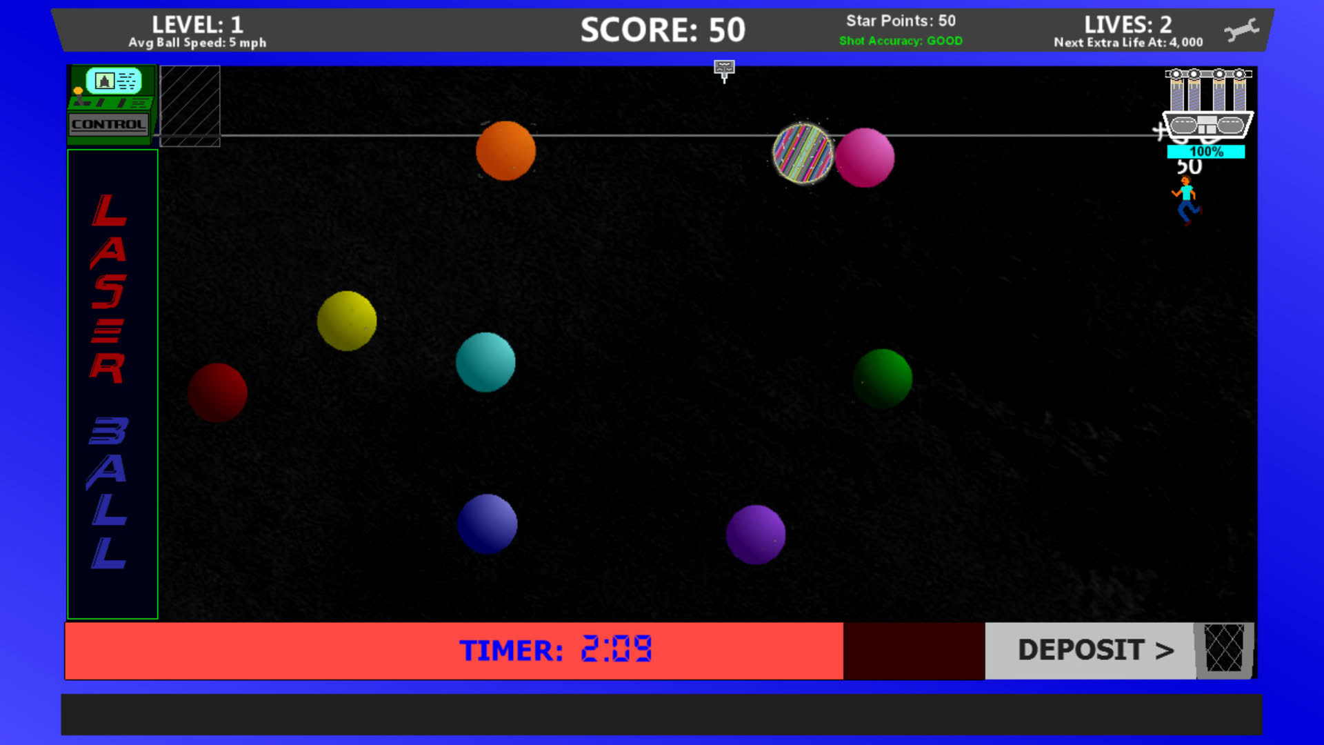 Screenshot for Laser Ball