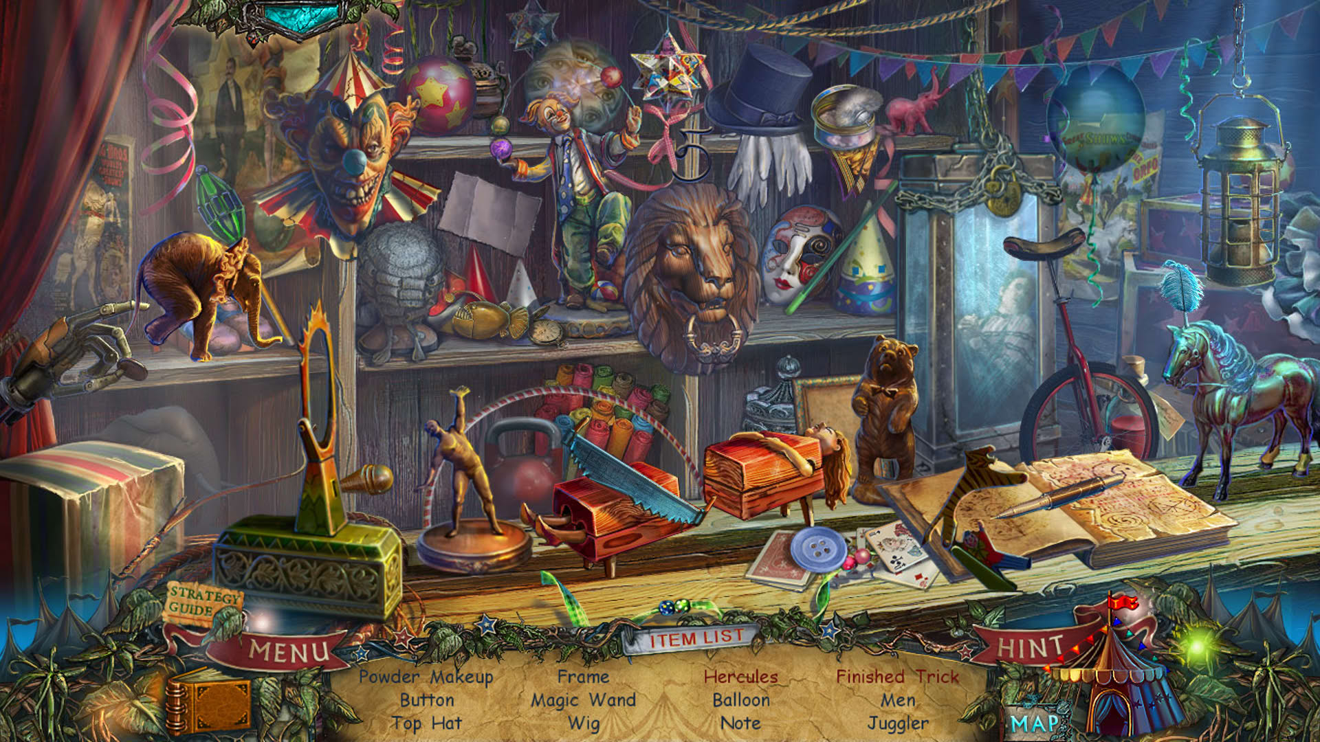 Screenshot for Twilight Phenomena: The Incredible Show - Collector's Edition